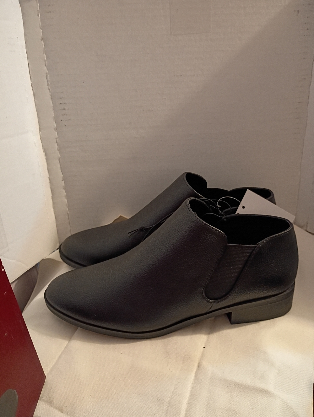 New! Kensie Sammy Bootie Women's Black Side Zipper Comfort Boots Size 7 5